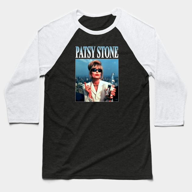 Absolutely Fabulous - Patsy Stone Joanna Lumley Baseball T-Shirt by chaxue